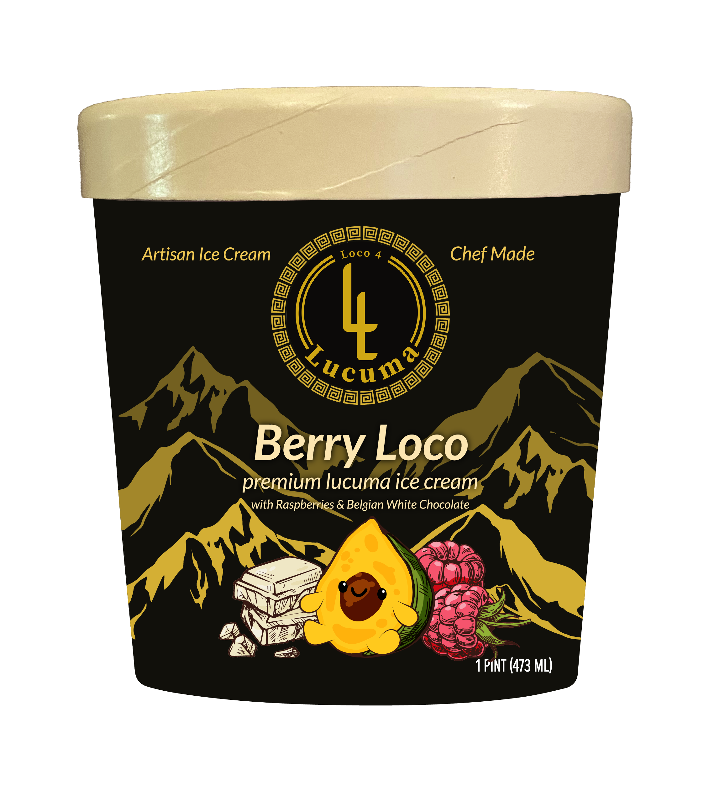 BERRY LOCO 16OZ | Loco 4 Lucuma Ice Cream